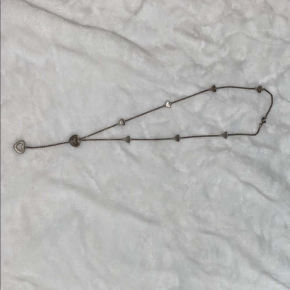 Tiffany & Co. heart drop necklace